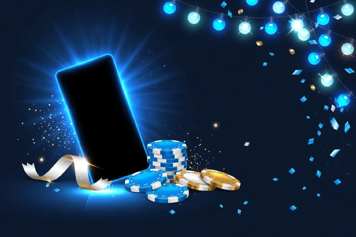 Smartphone mit Razed-Casino in der mobilen Ansicht